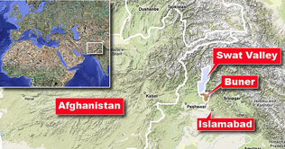 Swat: Security forces counsel the people to evacuate from different areas 